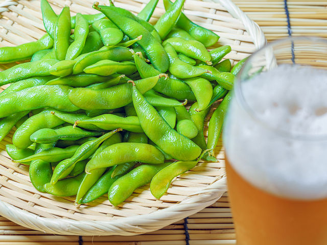 夏天就是要吃毛豆配啤酒！